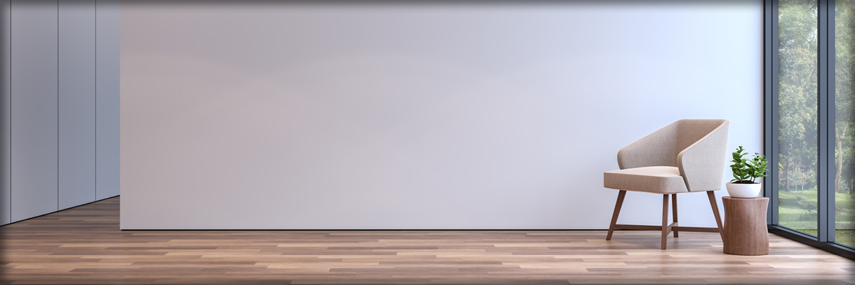 Beautifully finished interior room